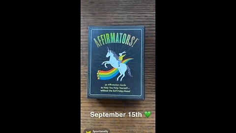 9/15/23 card: spontaneity