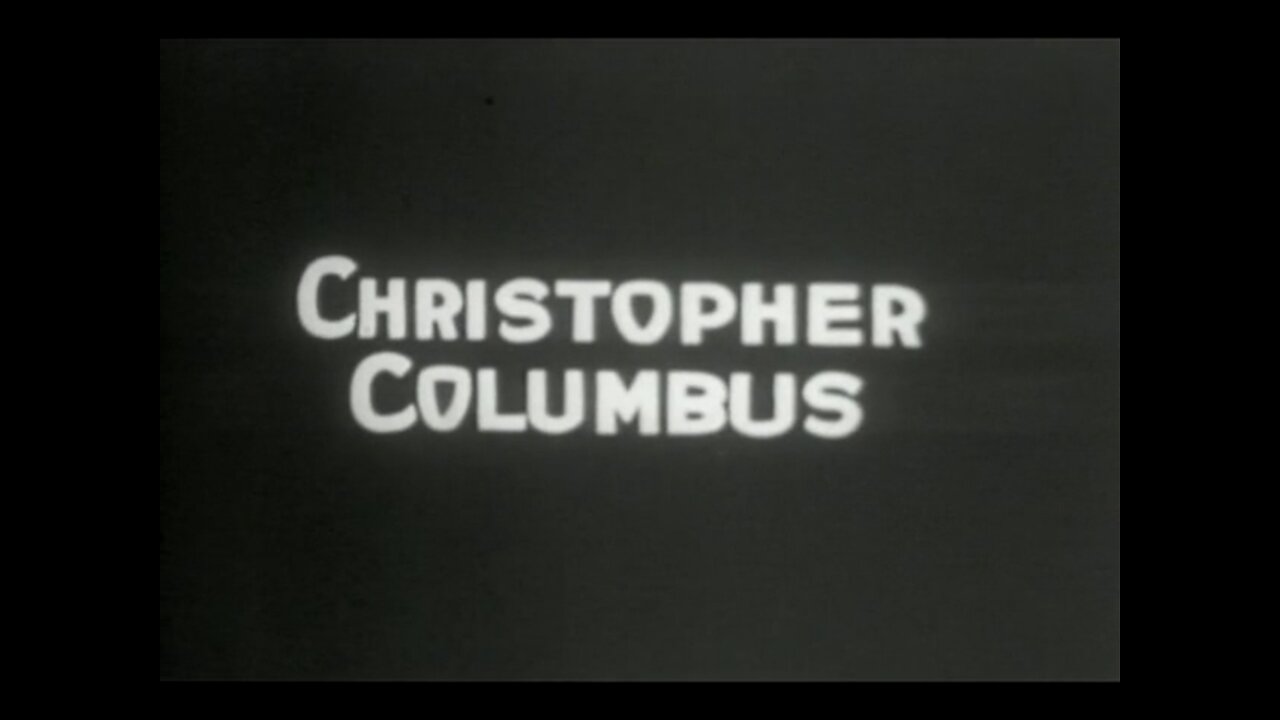 Christopher Columbus (1910 Original Black & White Film)