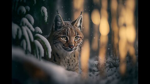 Guardian of the forest silent stalker the Eurasian Lynx