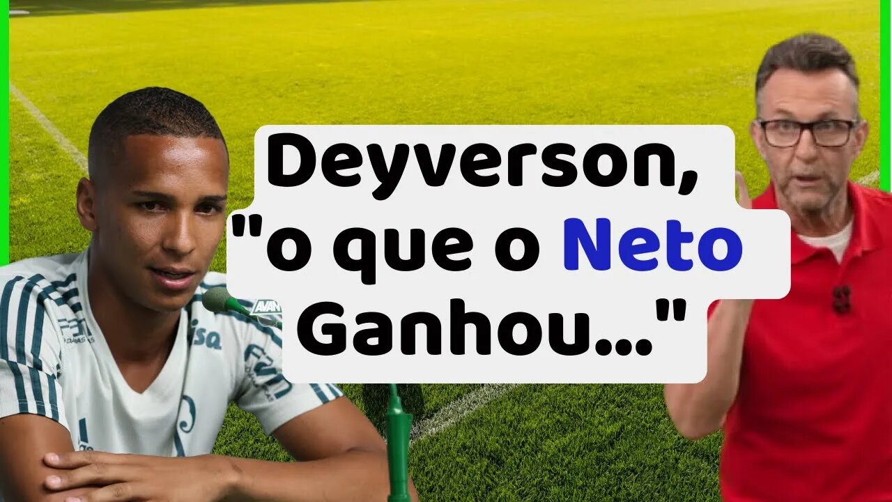 Deyverson Revoltado com Craque Neto |"ele não ganhou nada"