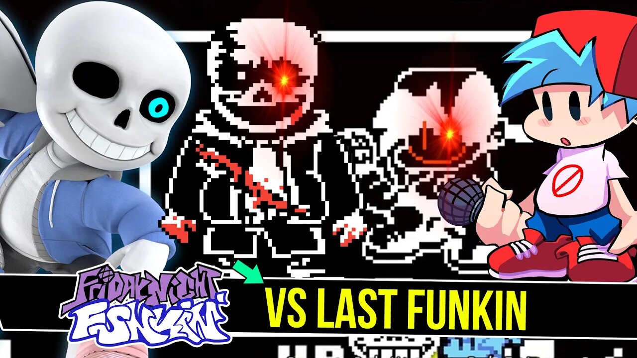 SANS ATACADO INVADIU FRIDAY NIGHT FUNKIN | vs Undertale last breath #shorts