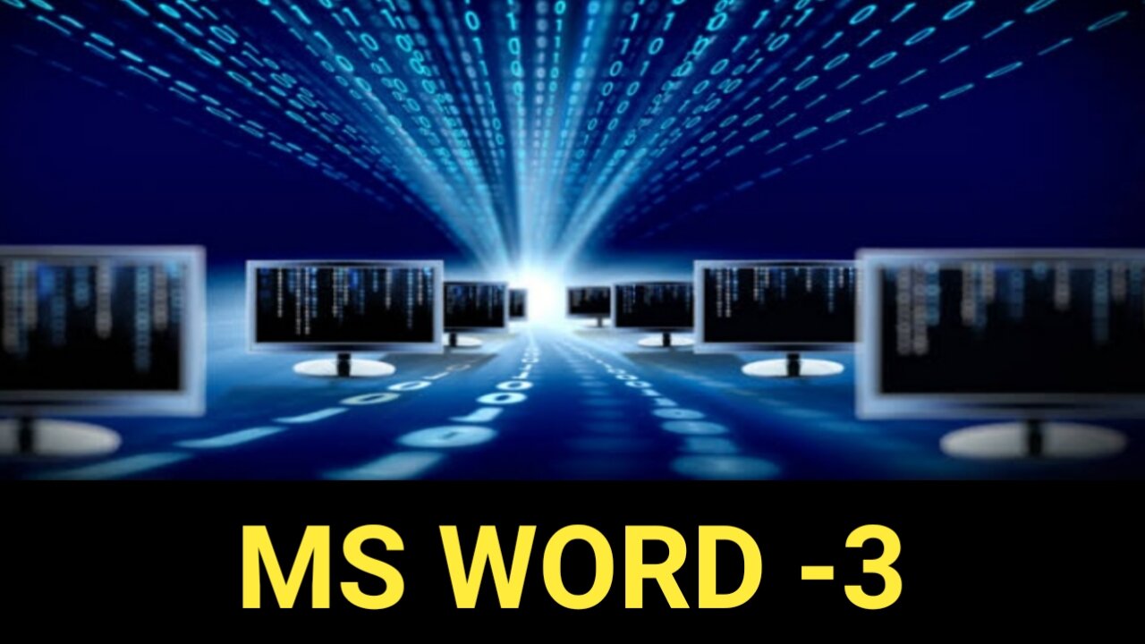 Text formatting in ms word