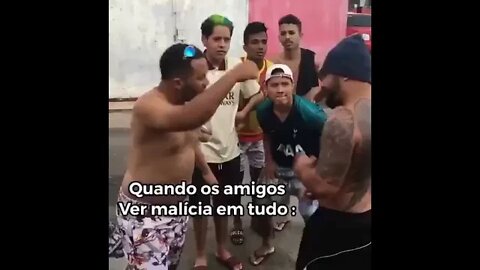 QUANDO OS AMIGOS VEEM MALICIA EM TUDO ( MEME ) ( VIRALIZOU ) ( ENGRAÇADO ) #shorts #rindomuito !!