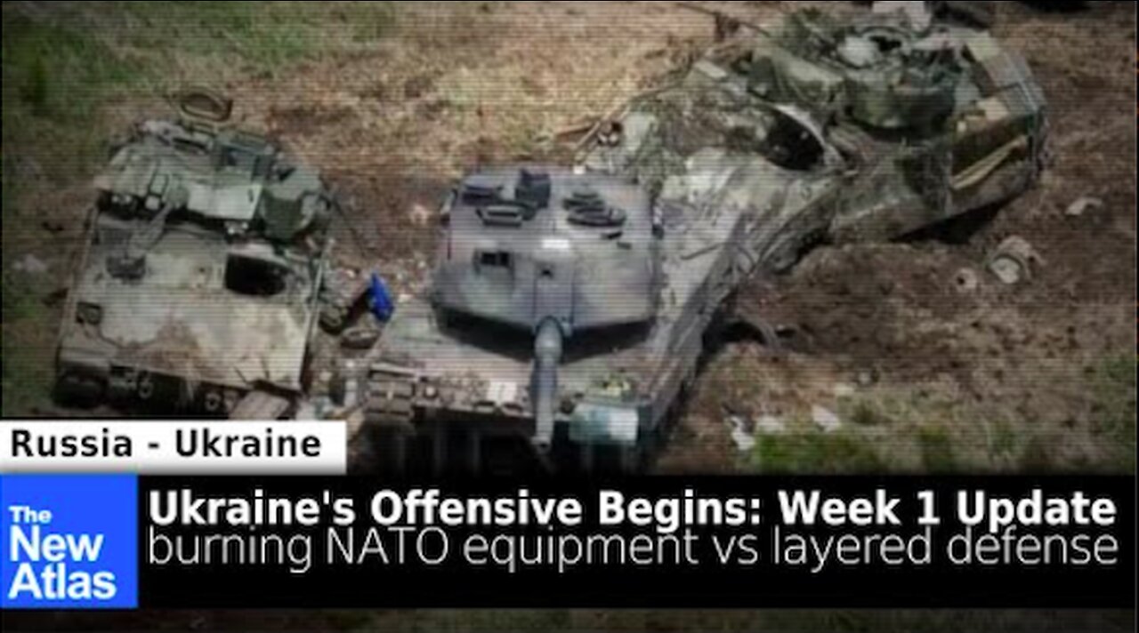 Ukraine's Offensive Begins: Burning NATO Equipment vs. Layered Russian Defenses - TheNewAtlas