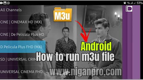 How to run m3u file on Android | TUTORIAL