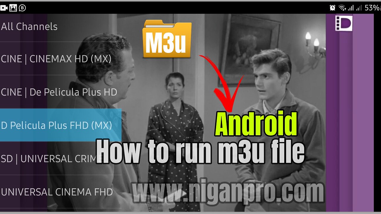 How to run m3u file on Android | TUTORIAL