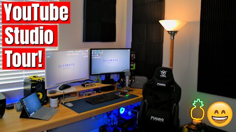 ULTIMATE TECH HUB YouTube Studio 2021 - The FULL Tour!