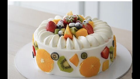 Fresh Cream Fruit Cake|Fruit Shortcake.