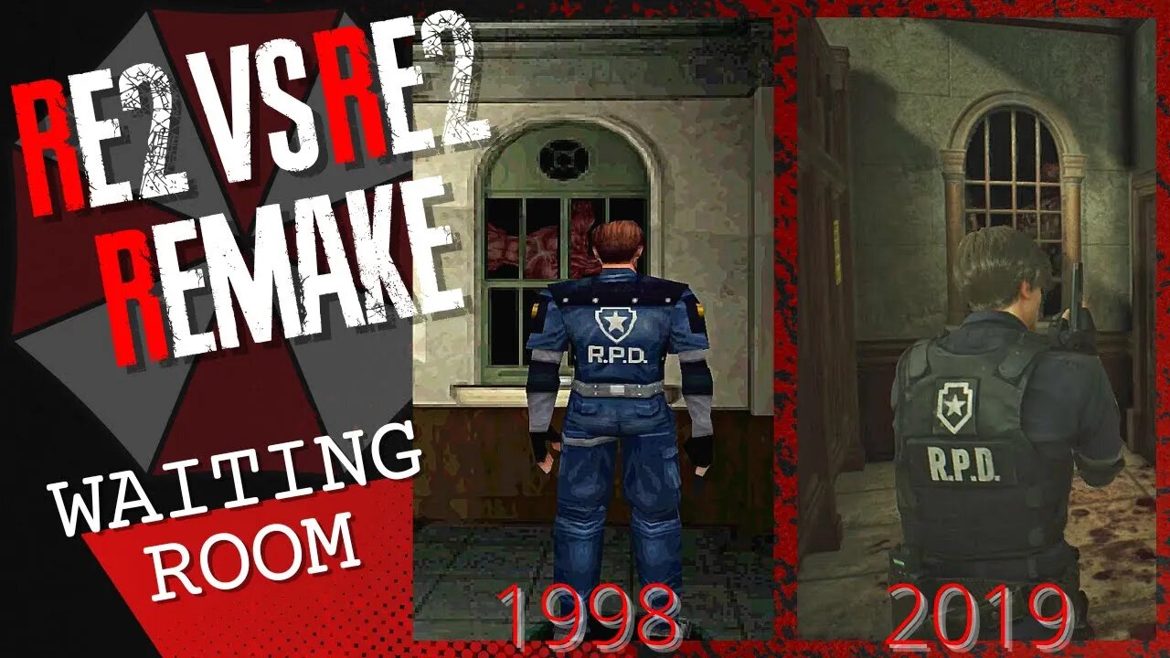 RE2 vs RE2 Remake: Waiting Room