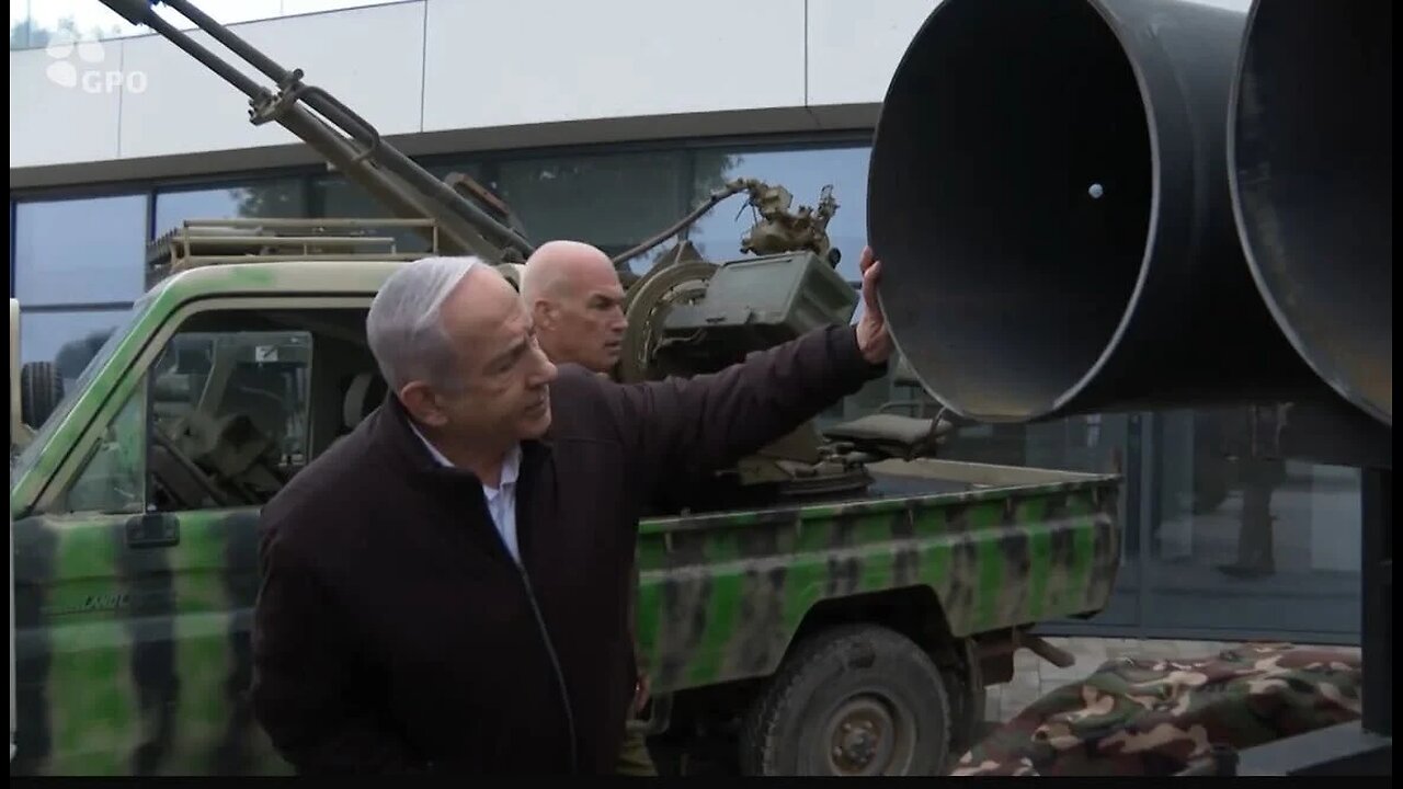 Netanyahu shown weapons seized from southern Lebanon, holds cabinet meeting