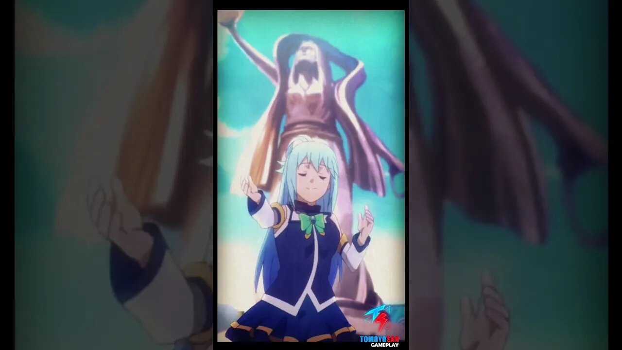 AQUA REVELA QUE ELA É A DEUSA DA ÁGUA E MELHOR FOI A REAÇÃO DA GALERA KKK #shortsviral #anime #aqua