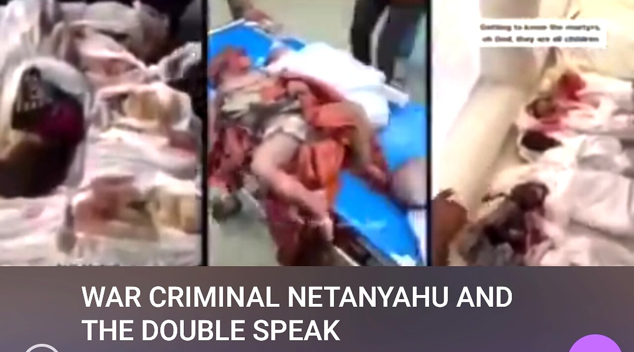 WAR CRIMINAL NETANYAHU AND THE DOUBLE TALK - RUNNING SCARED 🔥