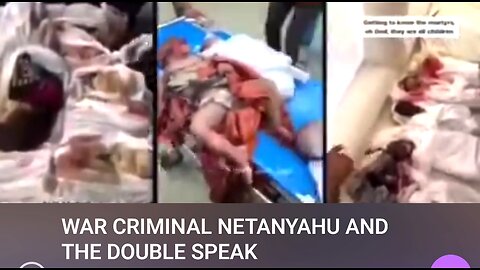 WAR CRIMINAL NETANYAHU AND THE DOUBLE TALK - RUNNING SCARED 🔥