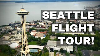 Helicopter Flight Tour over Seattle, WA [MV FREEDOM SEATTLE]