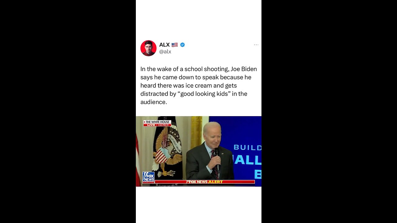 JOE BIDEN LOVES ICE CREAM AND LITTLE KIDS