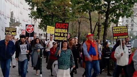 Marș împotriva antenelor 5g
