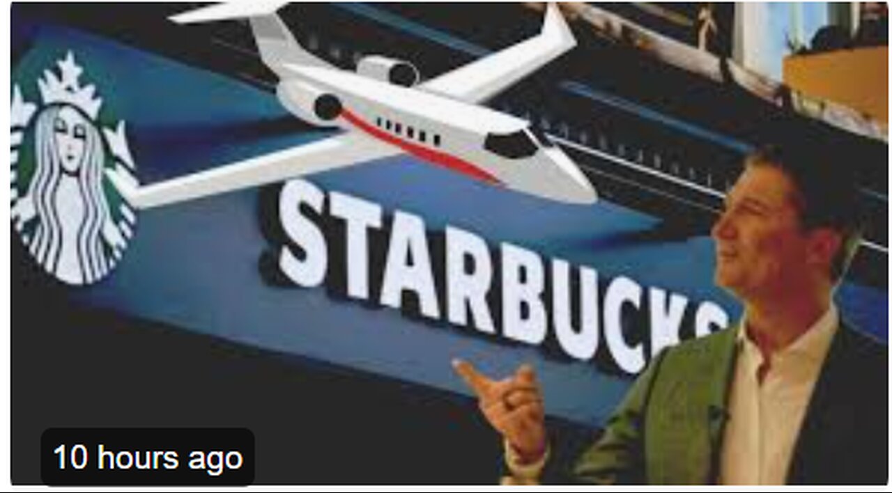 FRIDAY FUNNY - STARBUCKS NEW CEO GETS CORPORATE JET TO COMMUTE 1000 MILES - S CALI TO SEATTLE