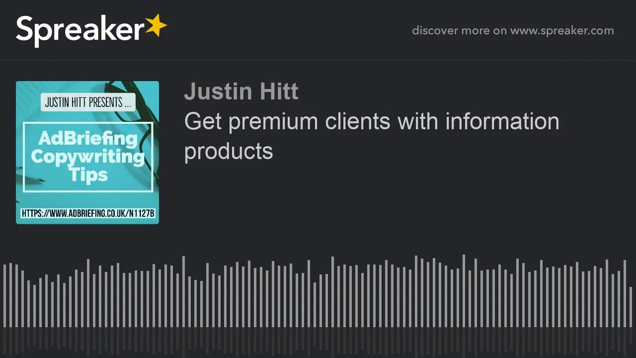Get premium clients with information products