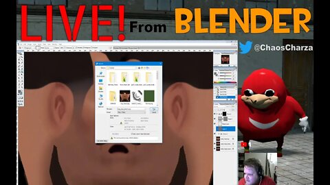 Locked In Too? Come & Chat As I Work In Blender/SFM!