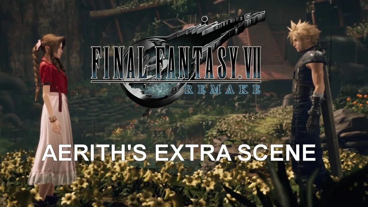 Final Fantasy VII Remake (PS4) - Aerith's Extra Scene