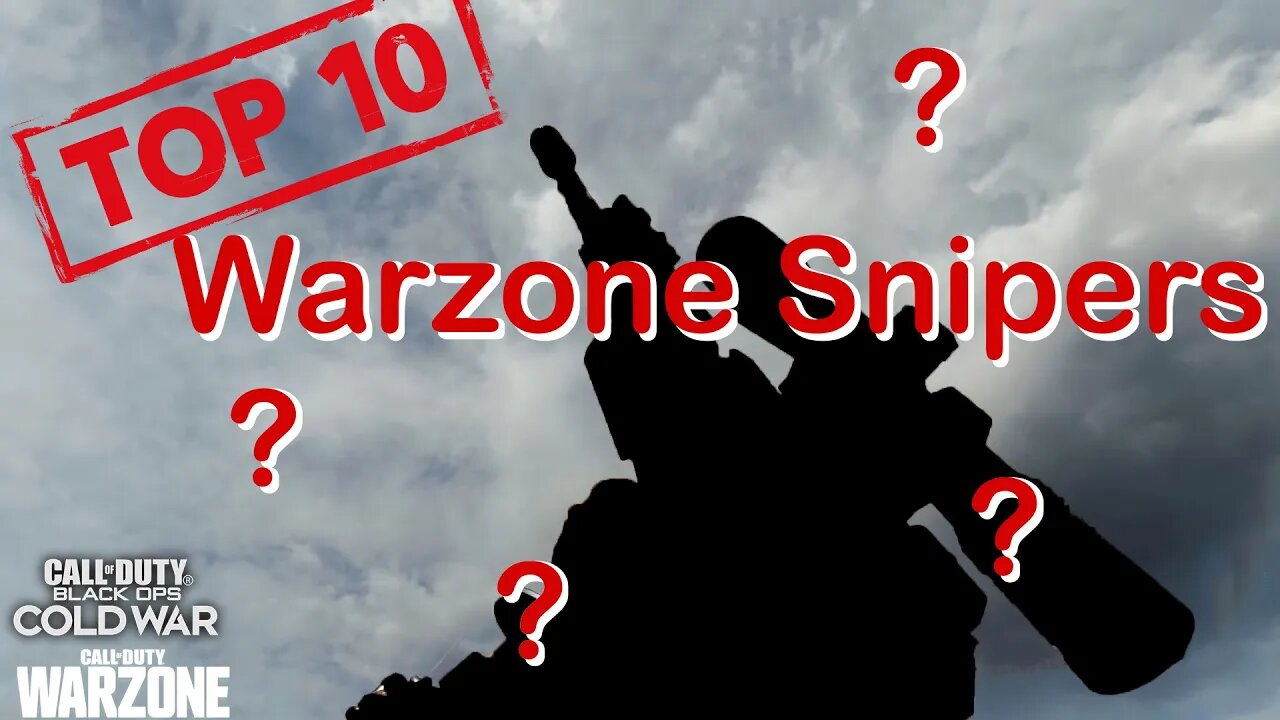 Top 10 Warzone Snipers! | Call of Duty: Black Ops Cold War/Modern Warfare Warzone #shorts