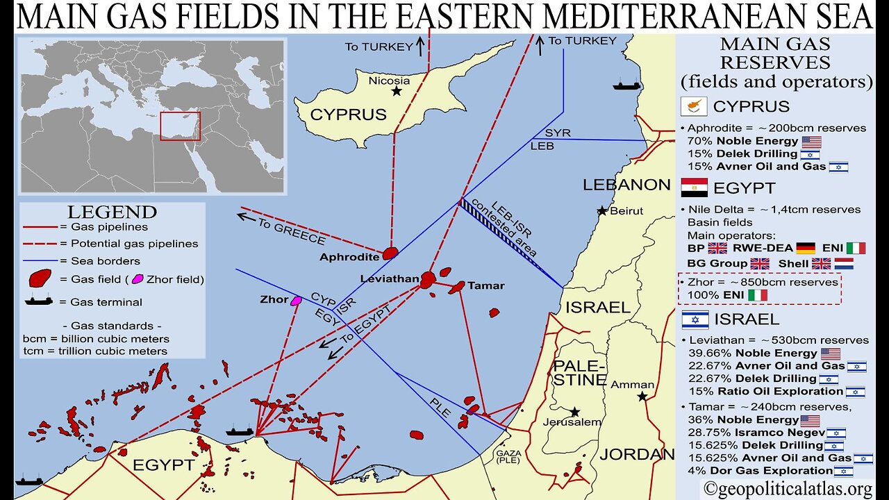 Dynamiques géopolitiques Guerres pétrolières et gazières en Méditerranée orientale