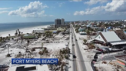 Skyfox drone tour of mid-island at Fort Myers Beach