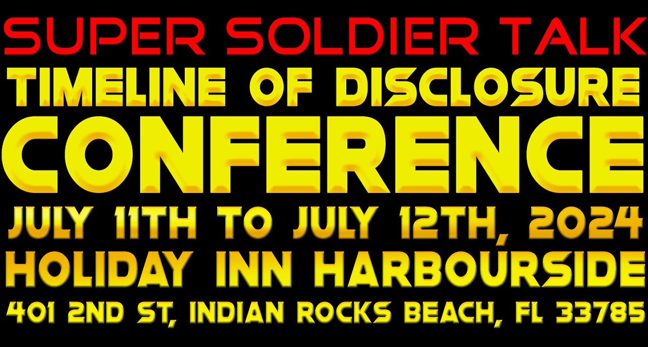 Super Soldier Talks Timeline of Disclosure Conference