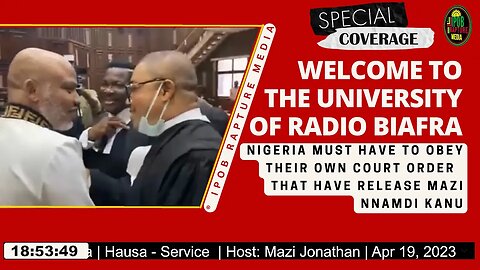 Welcome To The University Of Radio Biafra | Hausa - Service | Host: Mazi Jonathan | Apr 19, 2023