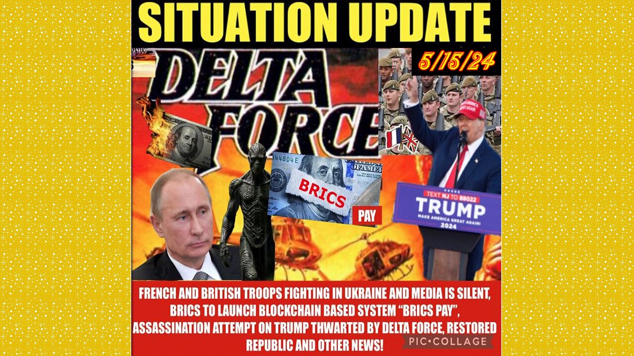 SITUATION UPDATE 5/15/24 - Russia Strikes Nato Meeting, Palestine Protests, Gcr/Judy Byington Update