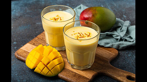 Sweet Lassi Symphony: Mango Madness in a Minute!