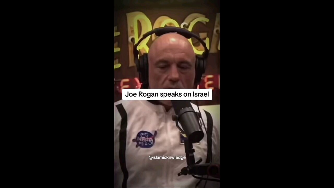 Joe Rogan speaks up about Palestine/israel