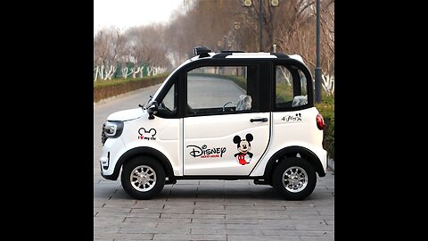 Customized Handle-Style Old Music Four-Wheeled Electric Car Adult