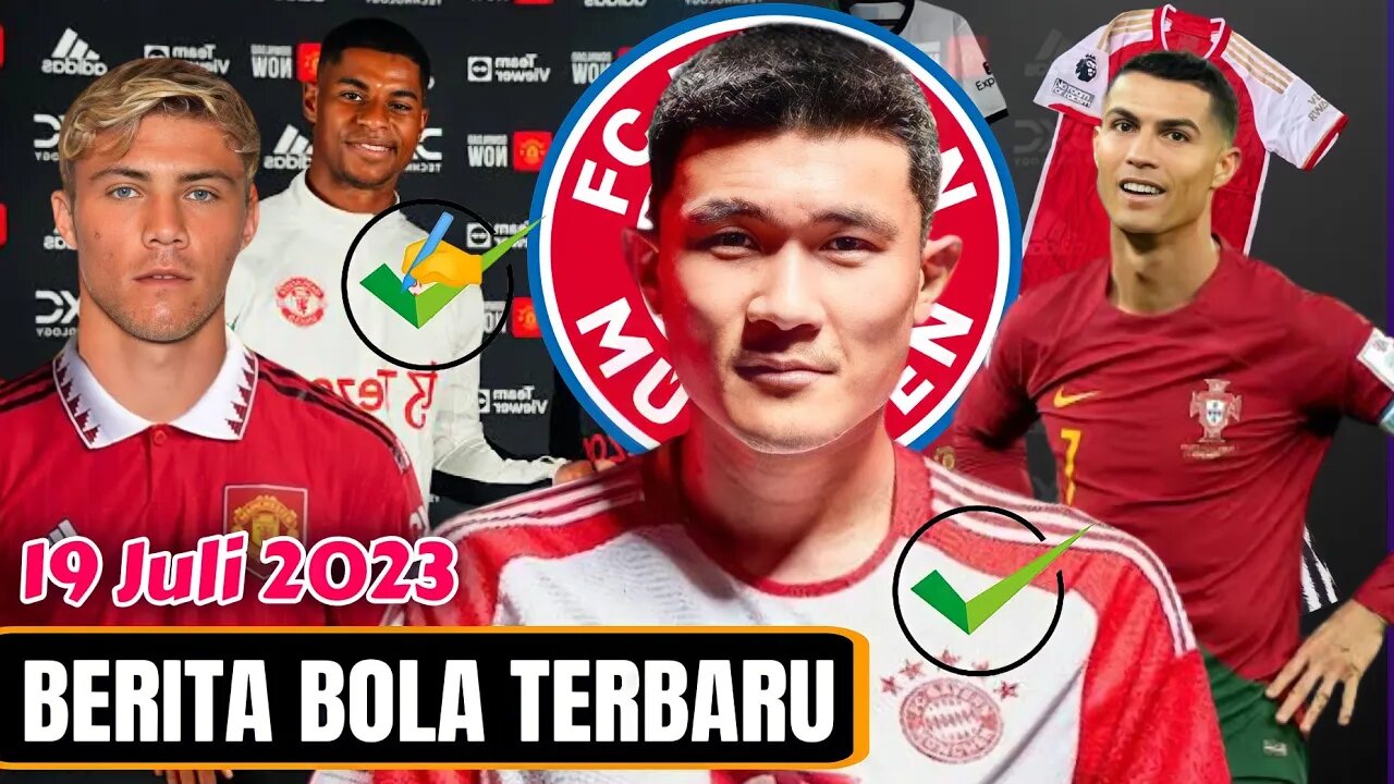 Berita Bola Terbaru Hari Ini | Kim Min-jae🥳 Resmi Ke Bayern,Rashford Perpanjang Kontrak,C ronaldo,