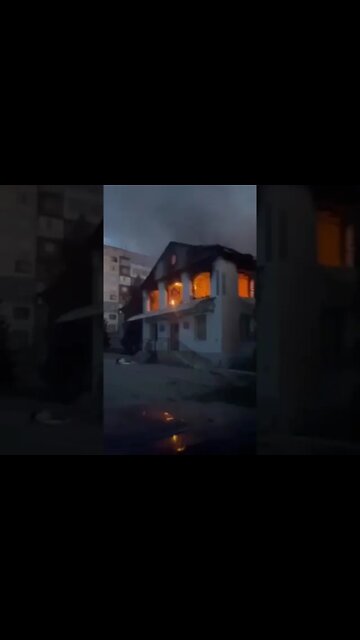 🇷🇺🇺🇦National Police Building Destroyed In Severodonetsk, Ukraine