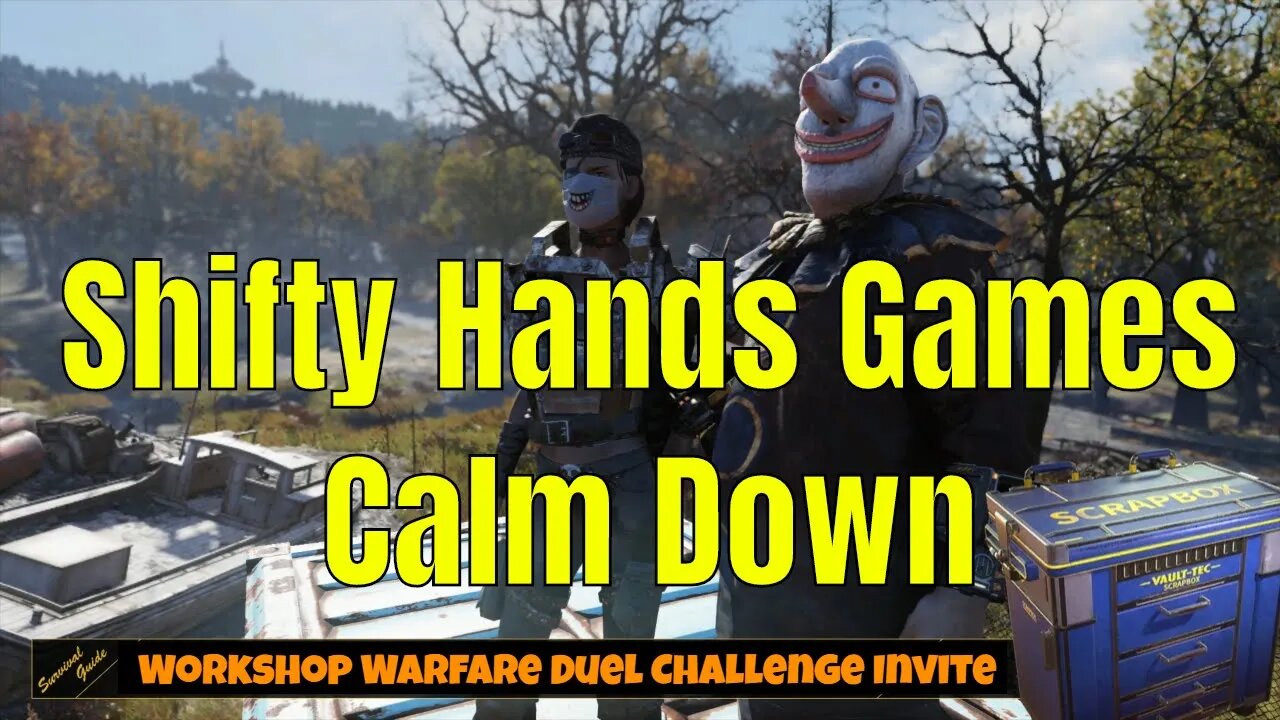 Shifty Hands Games And The Fallout 76 PvP Rematch Will Be Coming Soon