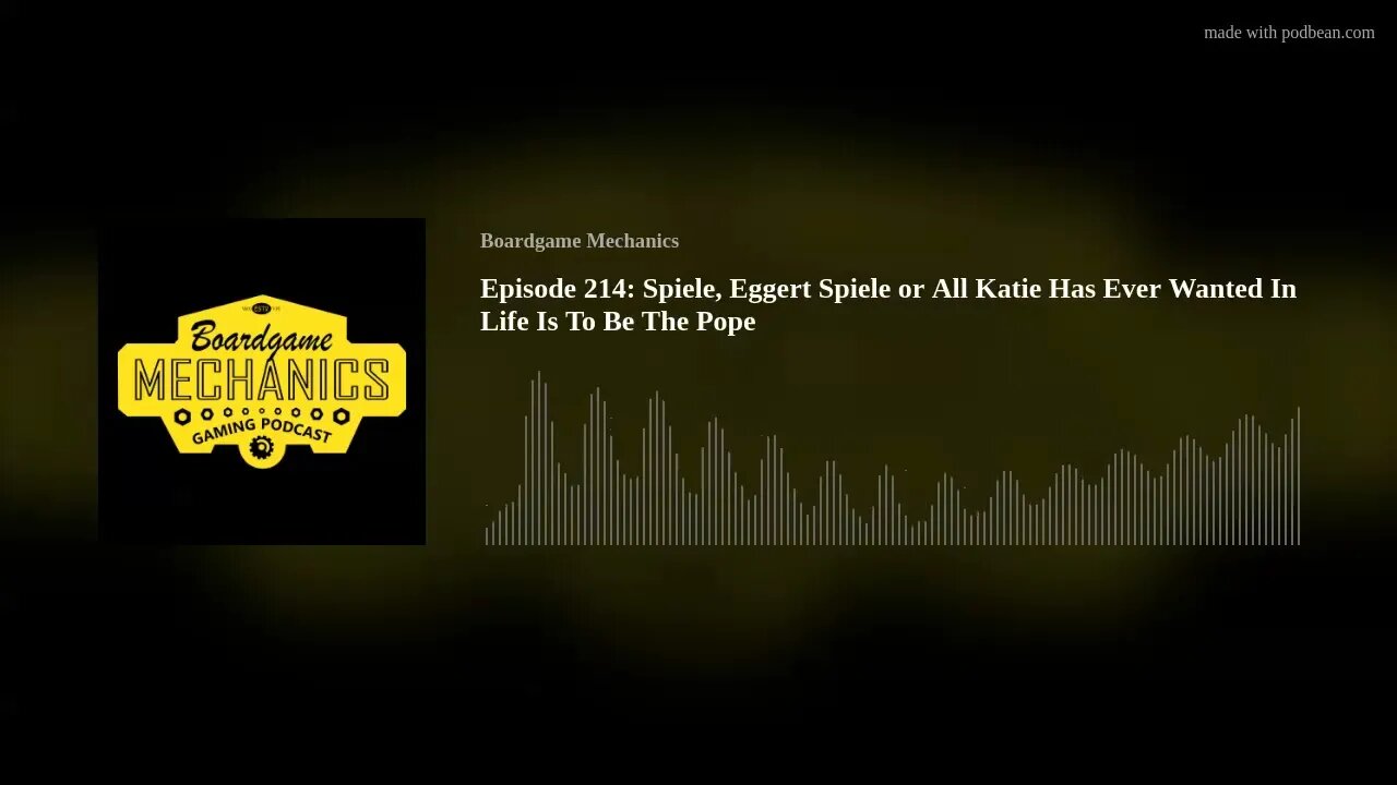 Episode 214: Spiele, Eggert Spiele or All Katie Has Ever Wanted In Life Is To Be The Pope