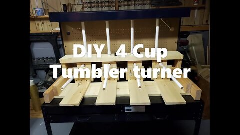 DIY 4 Cup Tumbler turner