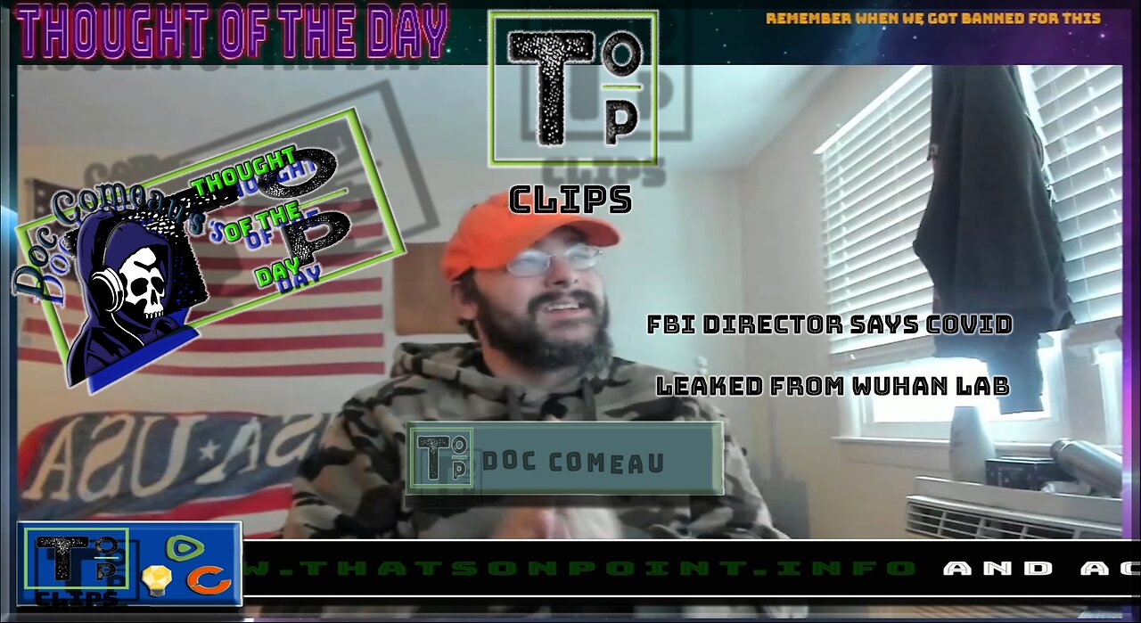 FBI Director Says COVID Leaked From Wuhan Lab (Clean)