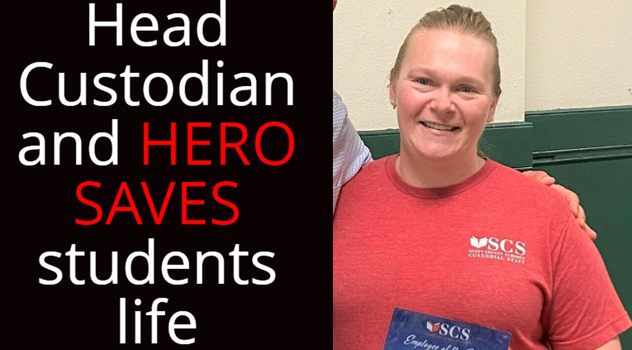 School Custodian a HERO after saving choking child