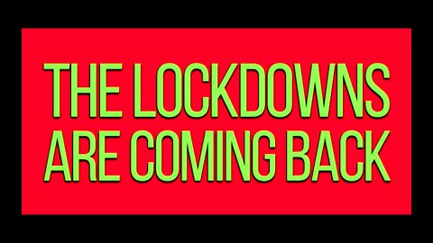 Lockdowns Are Coming Back Question Is Will United Slaves Of America Fight Back Or Roll Over Again