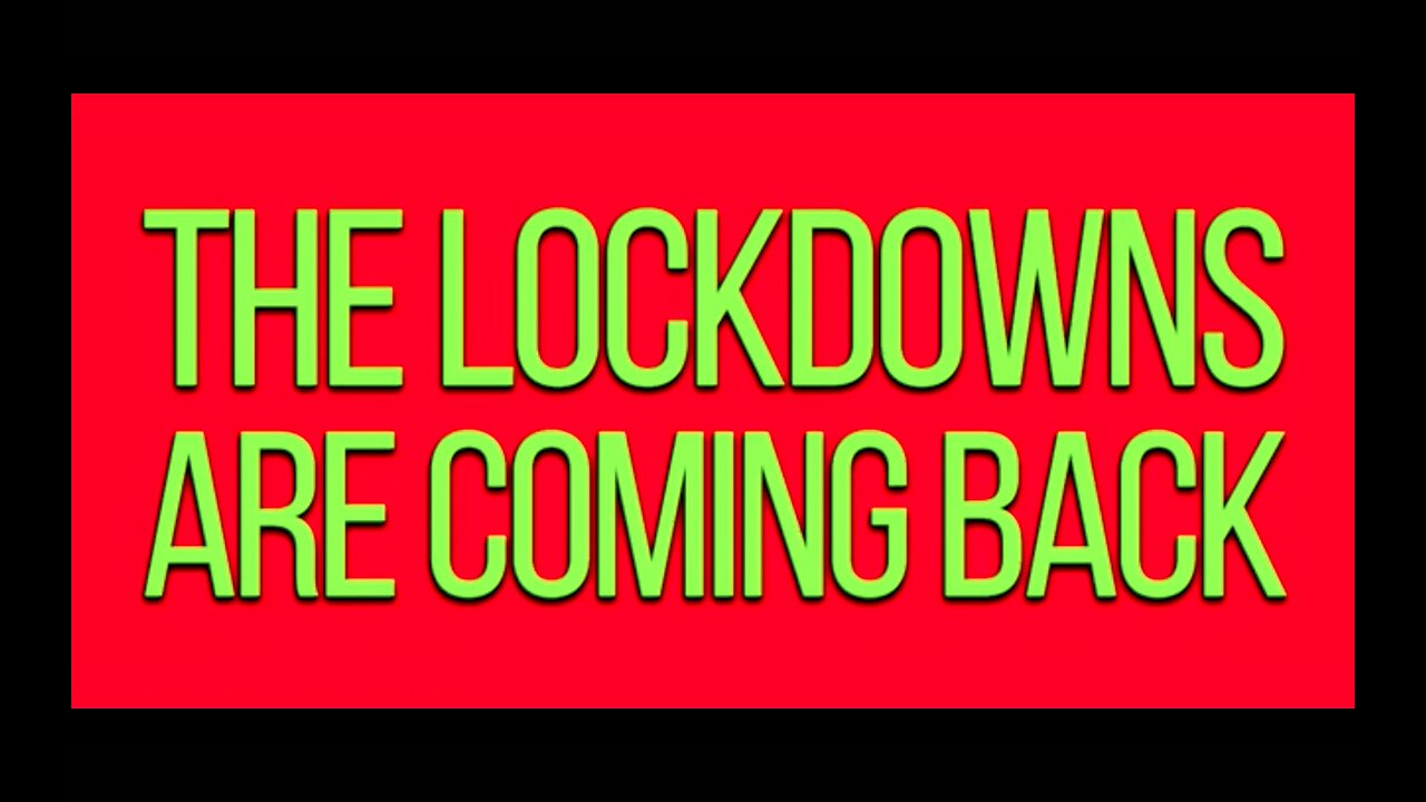 Lockdowns Are Coming Back Question Is Will United Slaves Of America Fight Back Or Roll Over Again