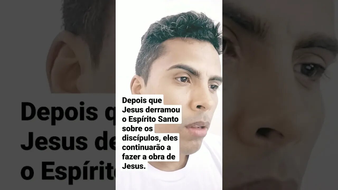 O poder do Espírito Santo não é pra satisfazer o nosso ego, mas anunciar o reino de Deus aos homens.