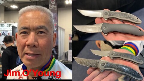 Jim O’Young introduces the Mini Synergy 2 from WE knives / Shot Show 2020