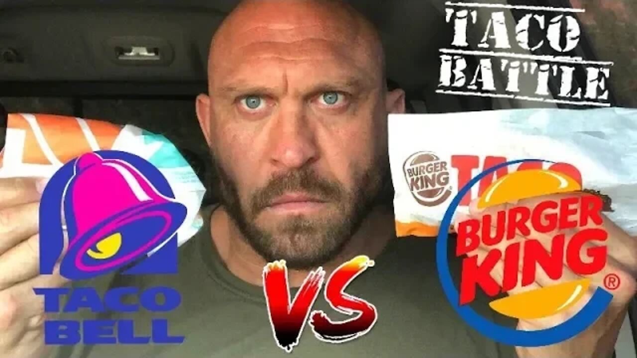 BURGER KING TACO VS TACO BELL WITH RYBACK - FOOD REVIEW CHALLENGE MUKBANG