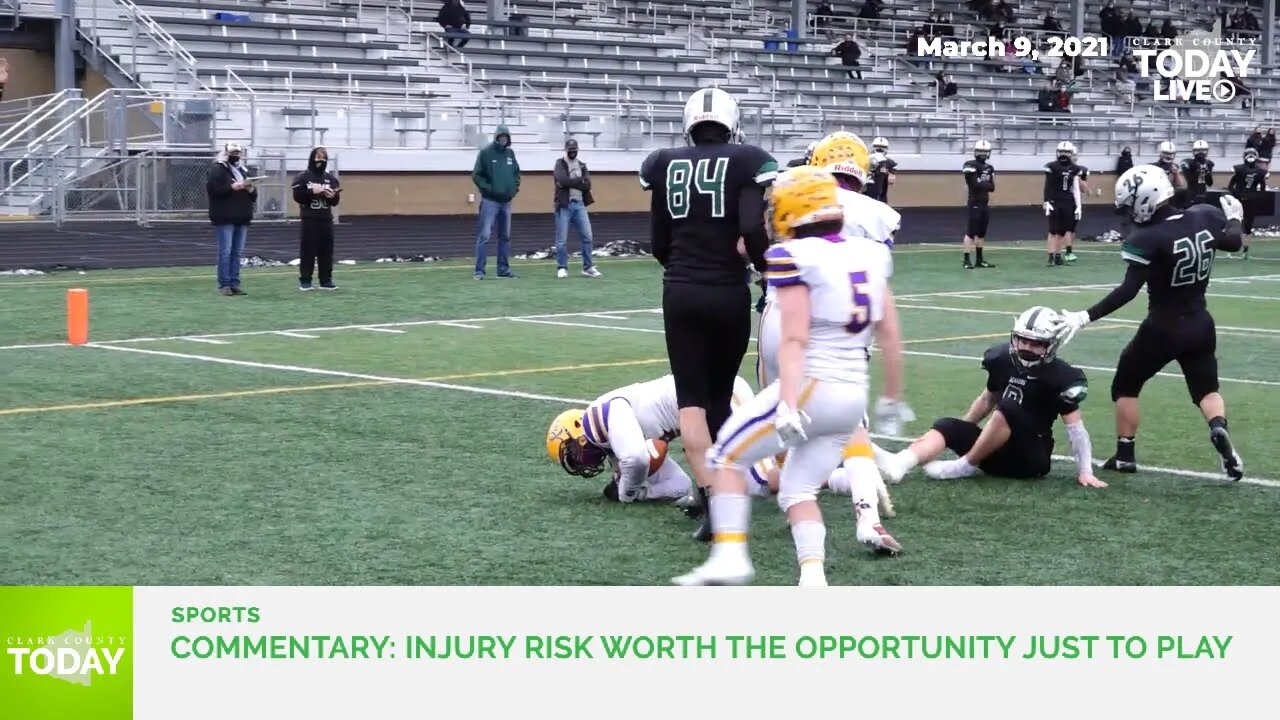 Commentary: Injury risk worth the opportunity just to play
