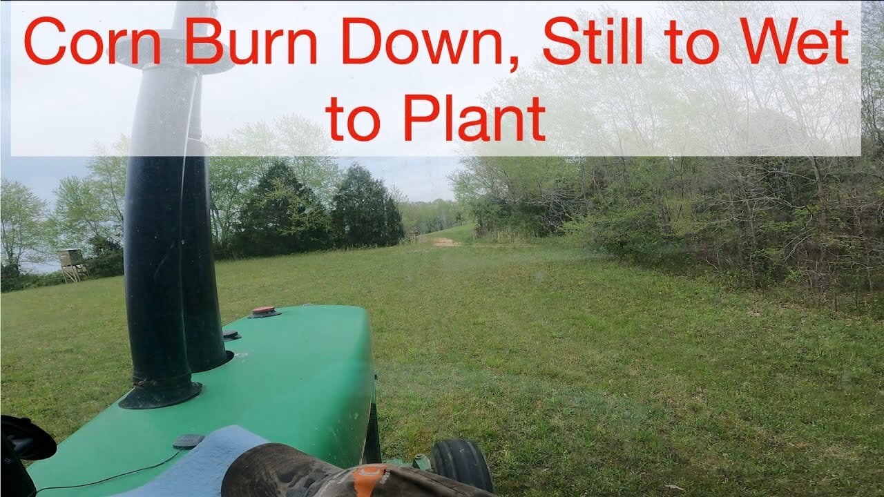 Corn Burn down, Still to Wet to Plant