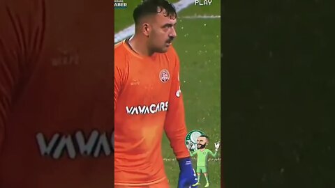 Weverton sabendo que vai ter disputa de pênaltis contra o São Paulo 😬😬😬#shorts #futebol