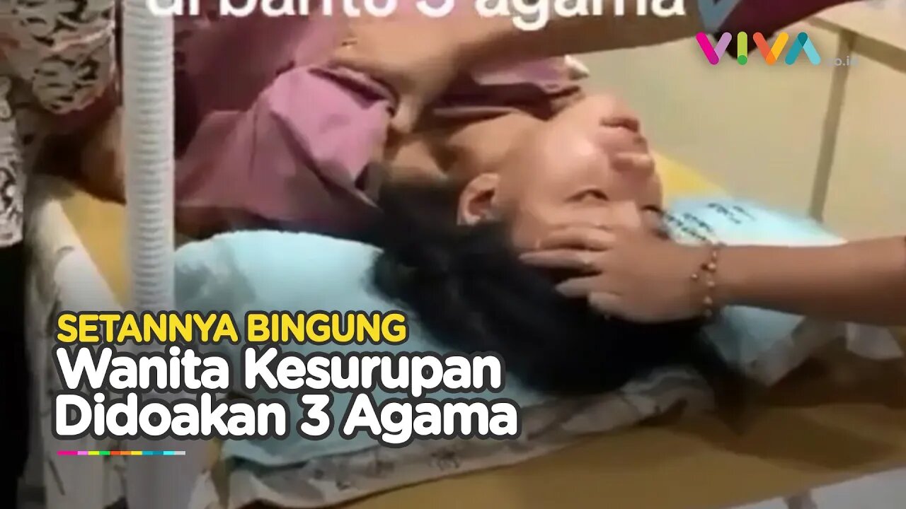 Wanita Kerasukan, Cengkraman Jin Rontok Pakai Doa 3 Agama