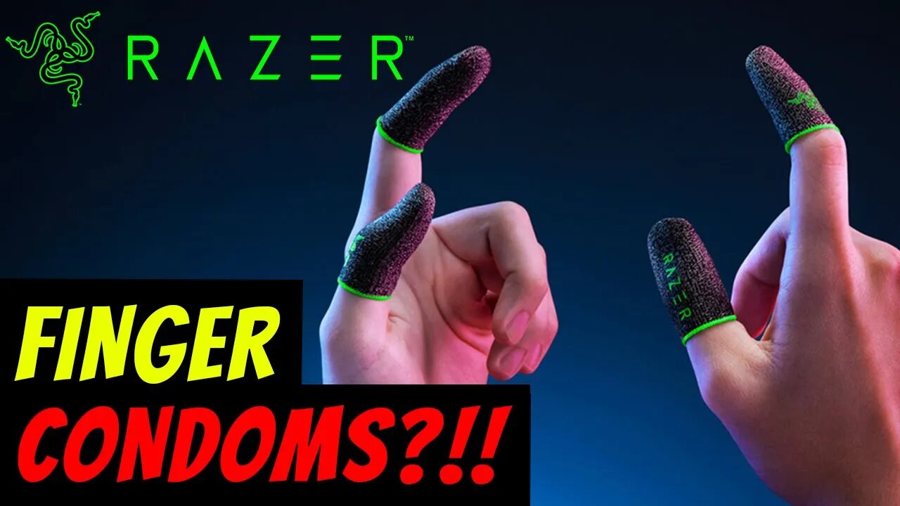 INSANE Razer Finger Sleeve Invented?! WTF Are Finger Socks | Improve Mobile Gaming Performance?